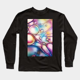 Rainbow Bubble Splash Long Sleeve T-Shirt